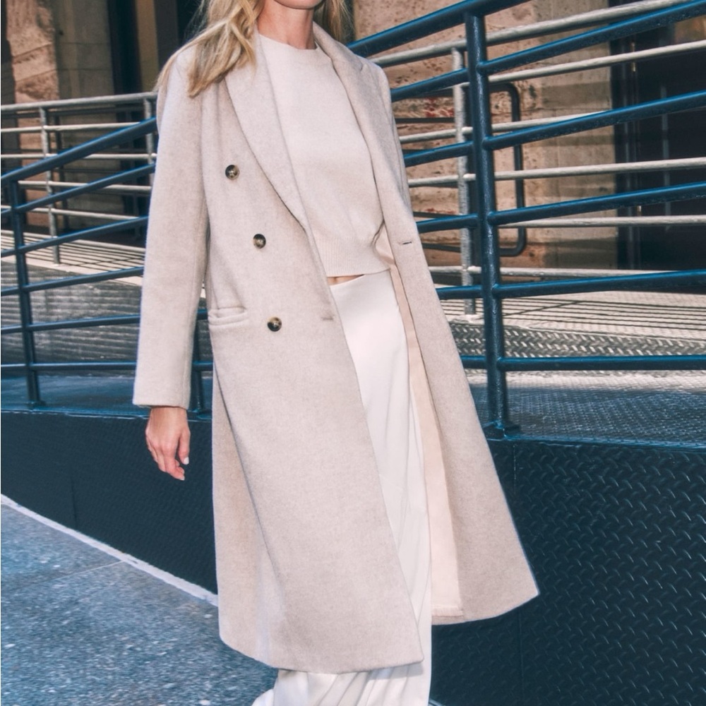 Reformation Paley Double Breasted Coat
